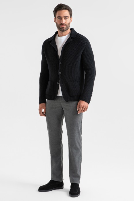 кардиган из шерсти из россии вид сбоку