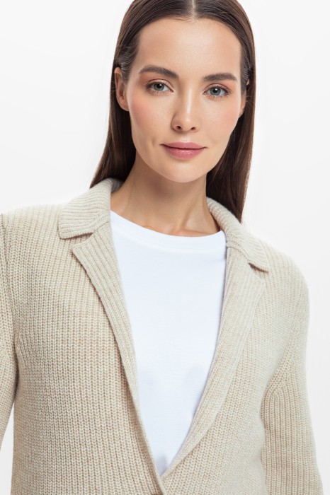 кардиган из шерсти от бренда kanzler вид слева