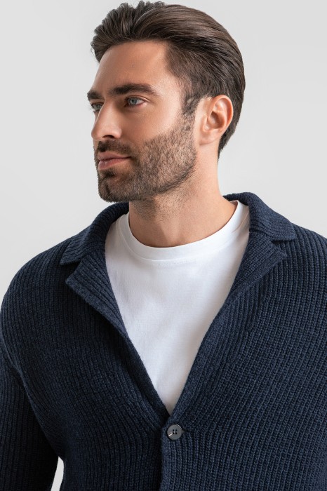 кардиган из шерсти от бренда kanzler вид слева