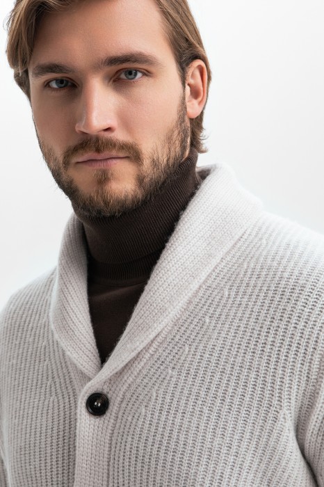 кардиган из смесовой шерсти от бренда kanzler вид слева