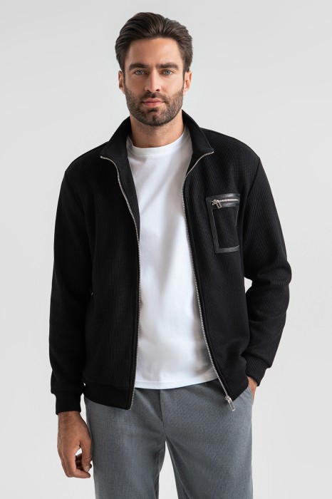 кардиган на молнии limited edition из россии вид сбоку