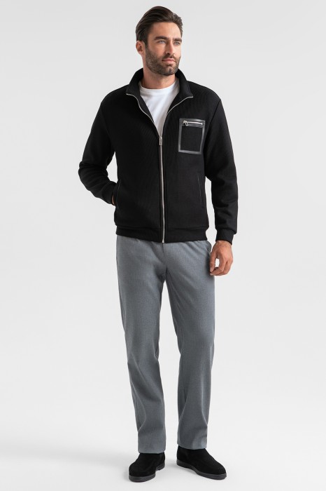 кардиган на молнии limited edition из проверенных материалов спереди