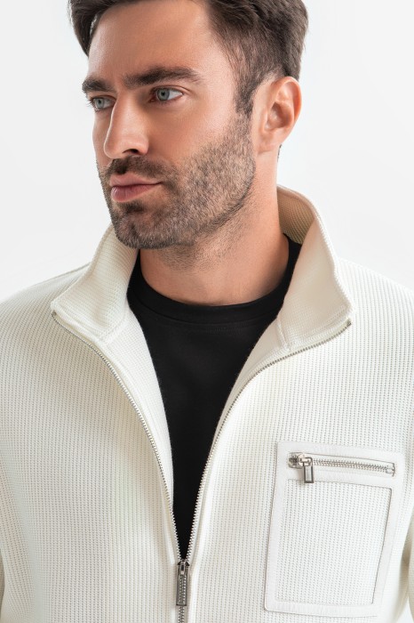 кардиган на молнии limited edition от бренда kanzler вид слева