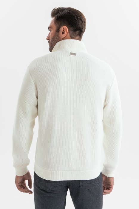 кардиган на молнии limited edition из россии вид сбоку