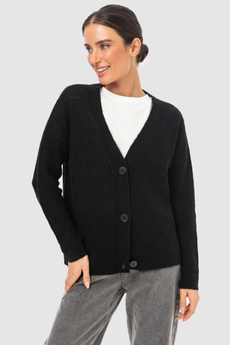 кардиган на пуговицах фотография