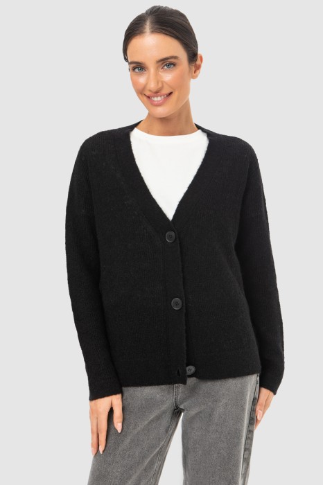 кардиган на пуговицах из россии вид сбоку