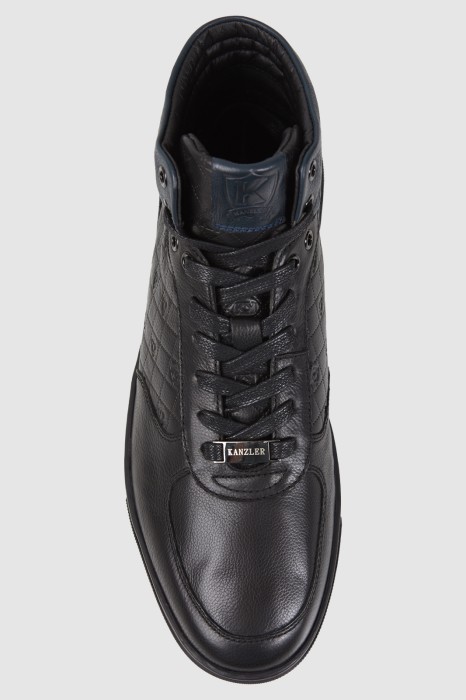 кеды из натуральной кожи от бренда kanzler вид слева