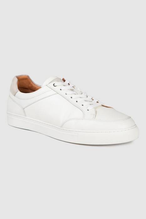 кеды из натуральной кожи от бренда kanzler вид слева