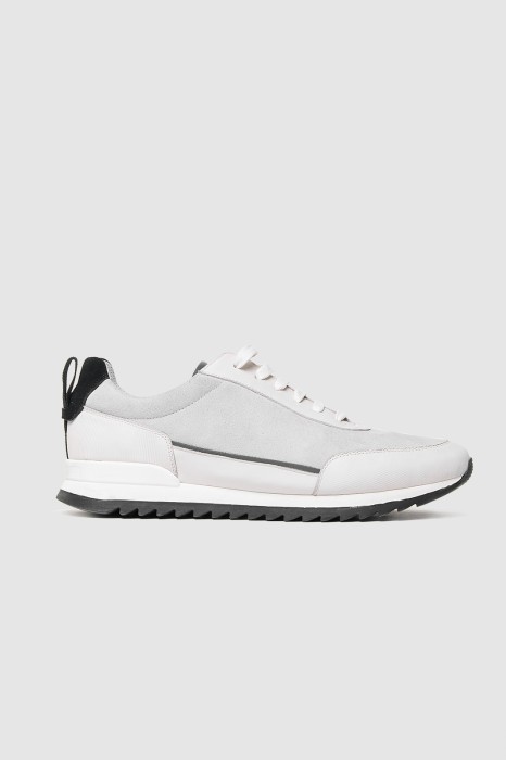 кроссовки из натуральной кожи от бренда kanzler вид слева