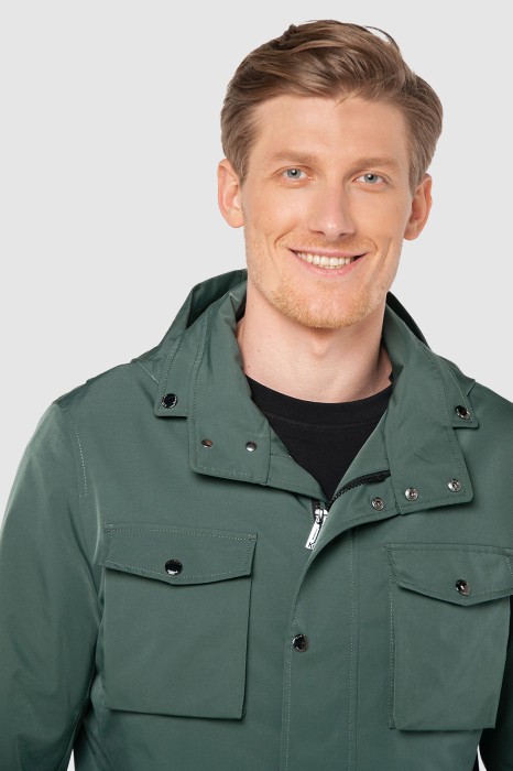 куртка демисезонная с водоотталкивающей обработкой от бренда kanzler вид слева