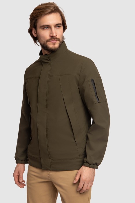 куртка двусторонняя с водоотталкивающей обработкой для взрослого возраста с изнаночной стороны