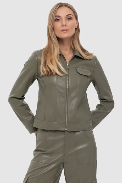 куртка из экокожи фотография