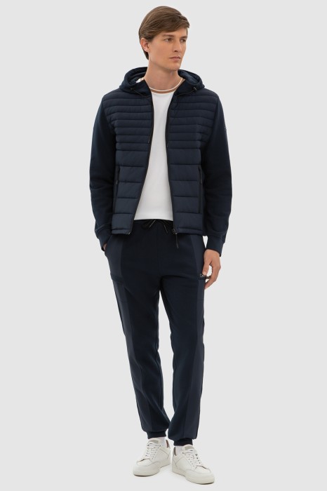 куртка комбинированная спортивная для взрослого возраста с изнаночной стороны