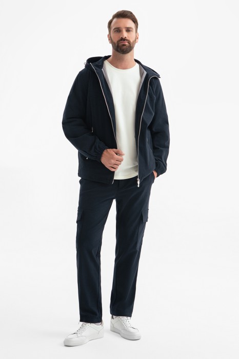 куртка с капюшоном из вельвета limited edition из вельвета спереди