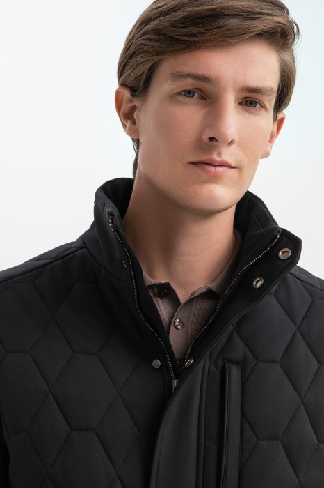 куртка стеганая от бренда kanzler вид слева