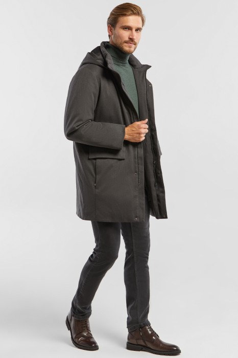 куртка утепленная демисезонная с водоотталкивающей обработкой по цене 14995 руб вид справа