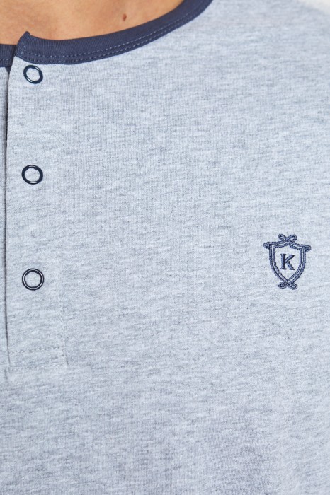 лонгслив из хлопка от бренда kanzler вид слева