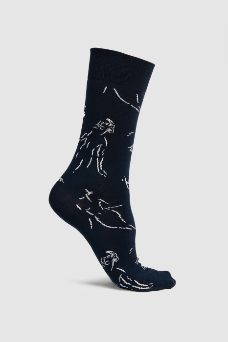 носки из хлопка от бренда kanzler вид слева