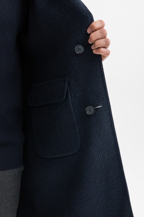 пальто из смесовой шерсти однобортное двустороннее из россии вид сбоку