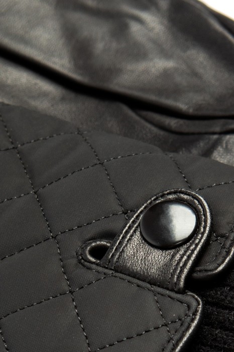 перчатки из кожи от бренда kanzler вид слева