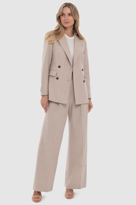 пиджак из хлопка и льна на сезон этого года фотография