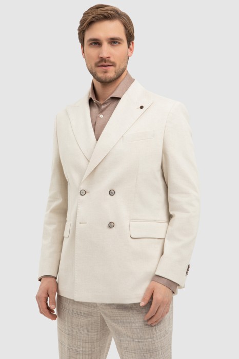 пиджак из хлопка и льна фотография