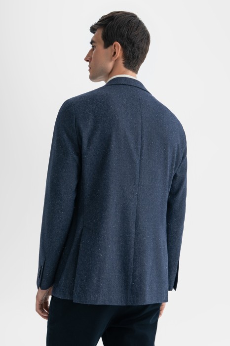 пиджак из хлопка и шерсти по цене 19990 руб вид справа