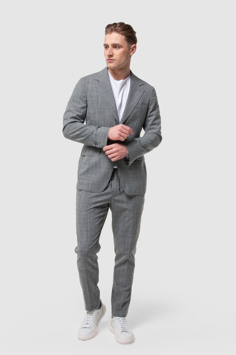 пиджак из шерсти с шелком по цене 19990 руб вид справа