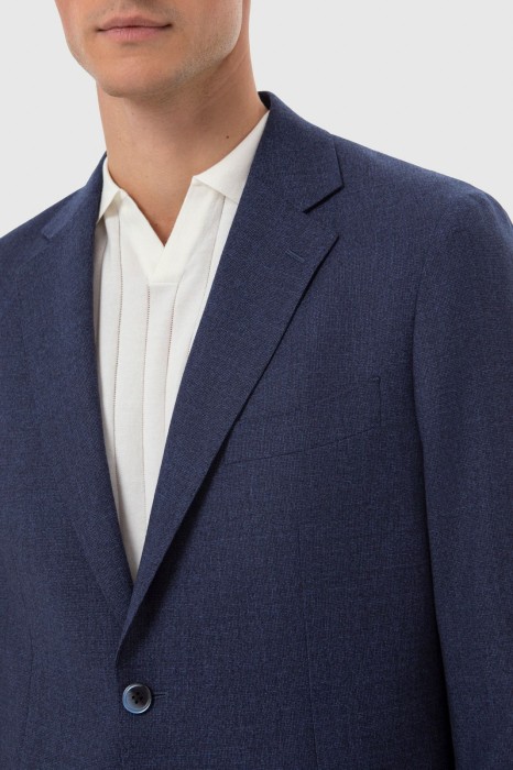 пиджак из шерсти с водоотталкивающей обработкой от бренда kanzler вид слева