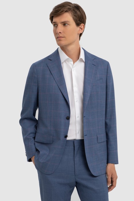 пиджак из шерсти с водоотталкивающей обработкой из шерсти спереди