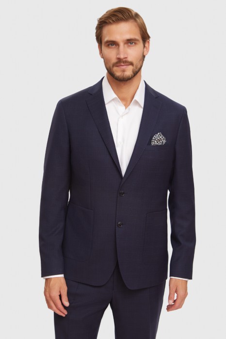 пиджак из шерсти с возможностью машинной стирки фотография