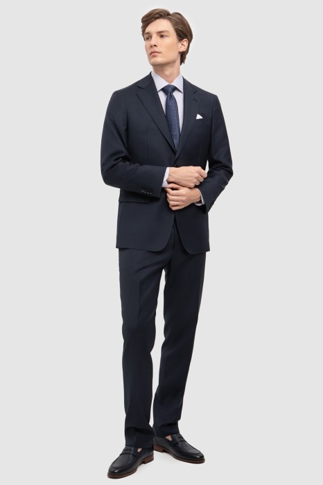 пиджак из шерсти, устойчивой к сминанию из шерсти спереди