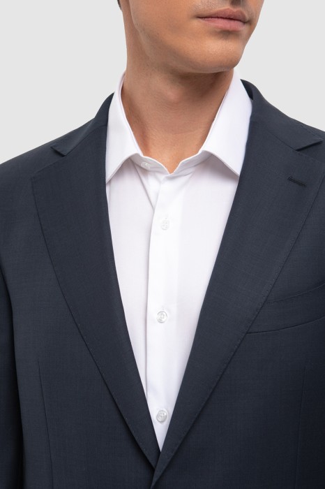 пиджак из шерсти, устойчивой к сминанию от бренда kanzler вид слева