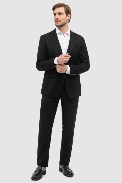 пиджак из шерсти делового стиля с лицевой стороны