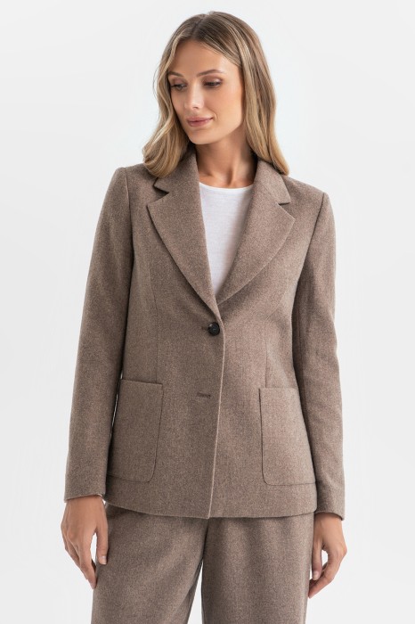 пиджак из смесовой шерсти фотография