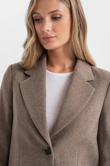 пиджак из смесовой шерсти от бренда kanzler вид слева