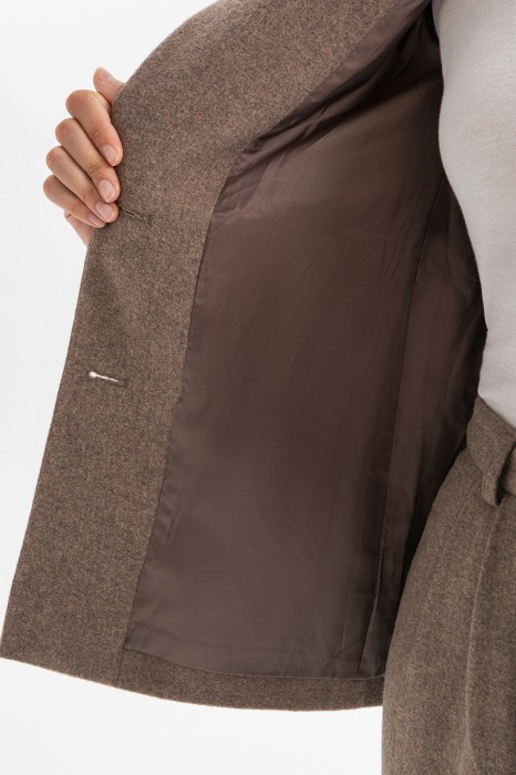 пиджак из смесовой шерсти по цене 24990 руб вид справа