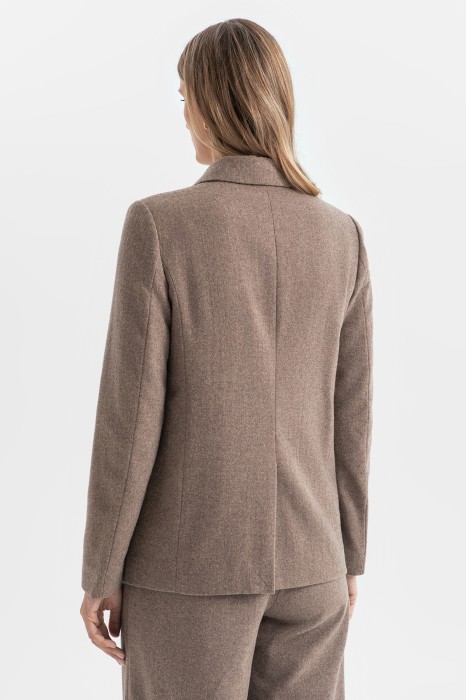 пиджак из смесовой шерсти из россии вид сбоку