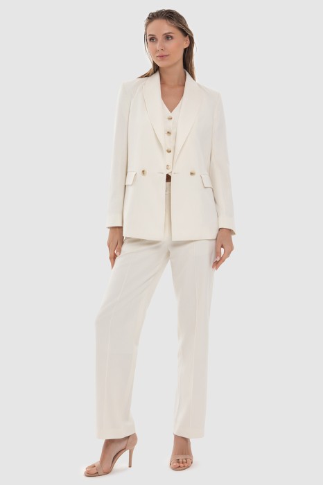 пиджак из смесовой шерсти для взрослого возраста с изнаночной стороны