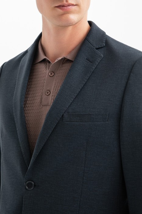 пиджак из трикотажной ткани от бренда kanzler вид слева