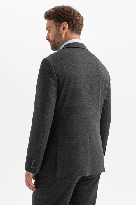 пиджак из трикотажной ткани из россии вид сбоку