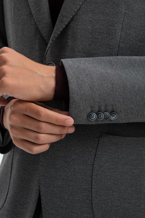 пиджак из трикотажной ткани по цене 21990 руб вид справа