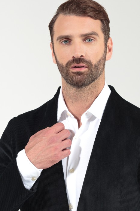 пиджак из вельвета limited edition от бренда kanzler вид слева