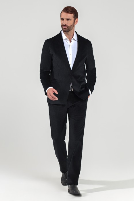 пиджак из вельвета limited edition из россии вид сбоку