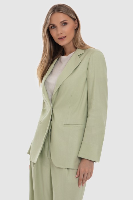 пиджак изо льна и вискозы фотография