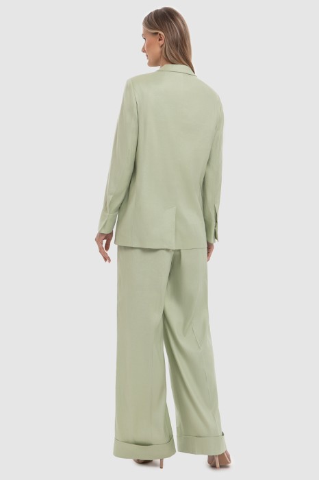 пиджак изо льна и вискозы для взрослого возраста с изнаночной стороны