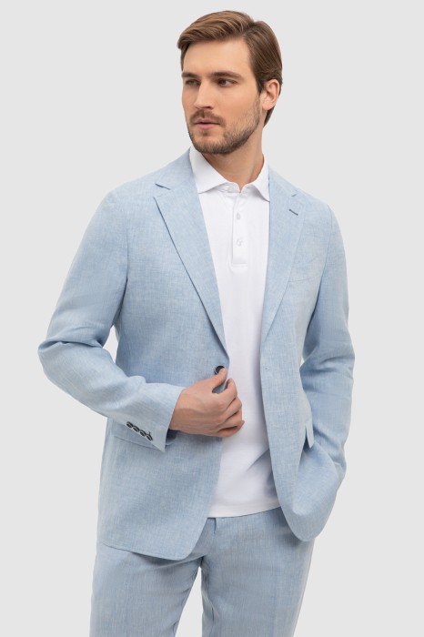 пиджак изо льна фотография