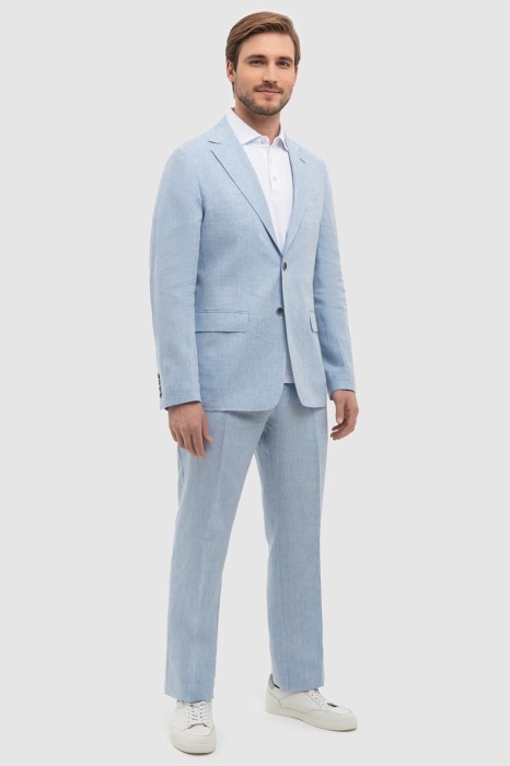 пиджак изо льна для взрослого возраста с изнаночной стороны