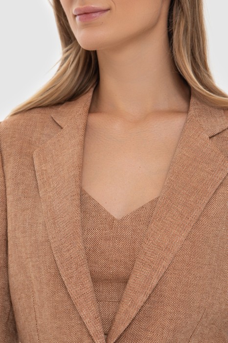 пиджак изо льна от бренда kanzler вид слева