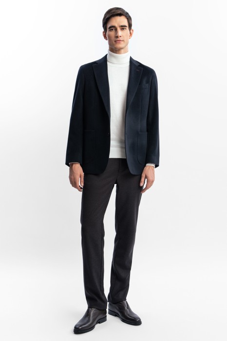 пиджак limited edition из 100% кашемира универсального стиля с лицевой стороны